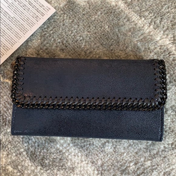 💕x7HP💕Stella McCartney Falabella navy wallet - Picture 6 of 13